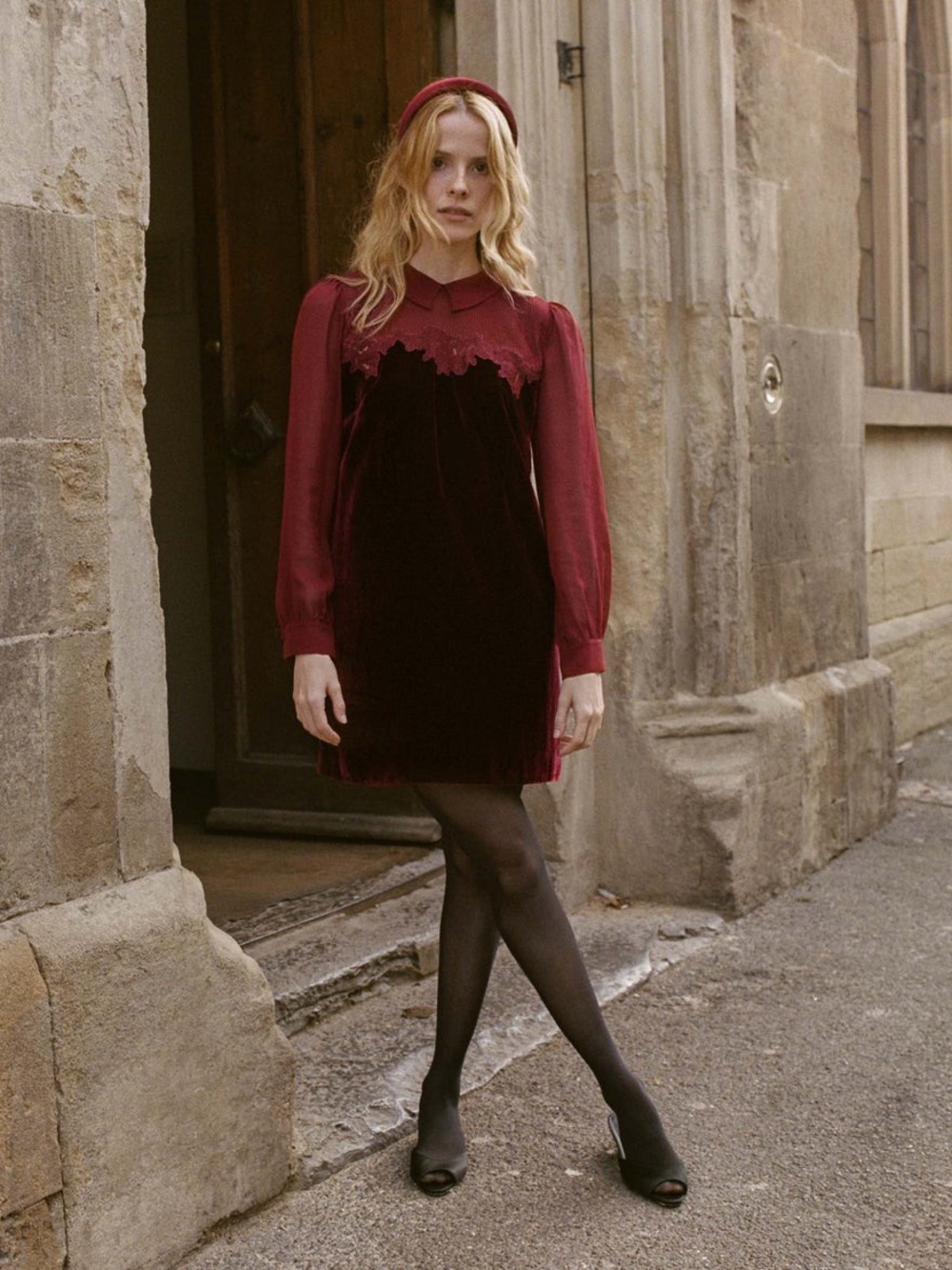 DOEN MADELYNNE DRESS IN VINO ROSSO - NWT - Picture 3 of 5